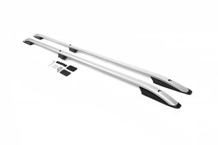 Рейлінги Skyport (2 шт, сірий мат) Коротка база для Ford Custom 2013-2022 рр