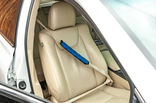 Накидка на ремні безпеки ECO (2 шт, Синій з чорною ниткою)