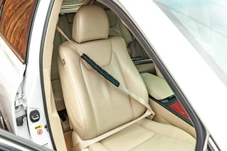 Накидка на ремні безпеки ECO (2 шт, Чорний з синьою ниткою)