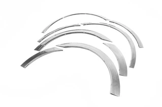Накладки на арки (SW, 8 шт, нерж) для Toyota Avensis 2009-2018 рр
