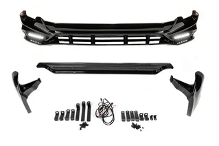 Накладки на передній і задній бампер TRD (2017-) Білий колір для Toyota Land Cruiser Prado 150