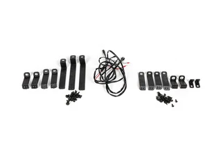 Накладки на передній і задній бампер TRD (2017-) Білий колір для Toyota Land Cruiser Prado 150