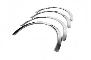 Накладки на арки (8 шт, нерж) HB для Renault Megane III 2009-2016 рр