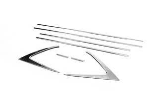 Нижні молдинги стекол (8 шт., Нерж) для Hyundai I-20 2020- рр