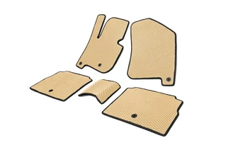 Поліуретанові килимки EV (EVA, бежеві) для Kia Soul II 2013-2018 рр