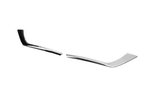 Накладки на противотуманки 2018-2025 (2 шт., нерж) Carmos - Турецька сталь для Ford Custom рр