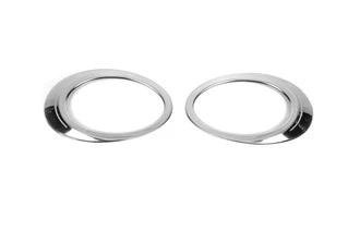 Окантовка протитуманок 2008-2011 (2 шт, нерж) для Renault Megane III рр