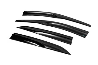 Вітровики (4 шт., Sunplex Sport) для Toyota Corolla 2013-2019 рр