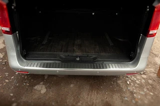 Накладка на задній бампер OmsaLine (нерж) Глянцева для Mercedes Vito / V-class W447 2014- рр