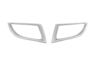 Накладки в бампер (2008-2012, 2 шт, під фарбування) для Renault Megane III рр