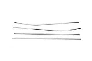 Нижня окантовка (4 шт, нерж) для Toyota Corolla 2013-2019 рр