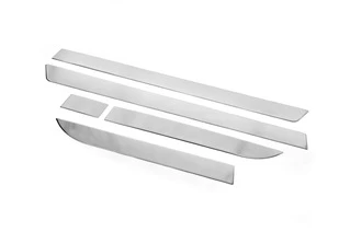 Молдинг дверний Carmos (5 шт, нерж.) для Ford Custom 2013-2022 рр