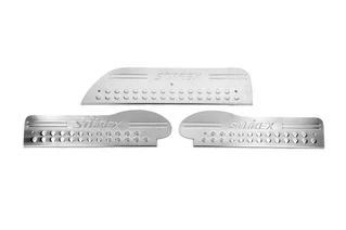 Накладки на пороги OmsaLine (3 шт, нерж) для Hyundai H200, H1, Starex 1998-2007 рр