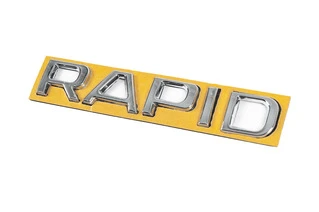 Напис Rapid (130 мм на 22мм) для Skoda Rapid 2012-2019 рр