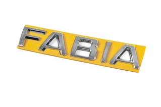 Напис Fabia (130 мм на 22мм) для Skoda Fabia 2014-2021 рр