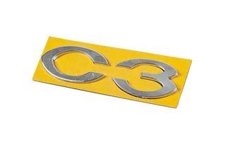 Напис C3 (113мм на 30мм) для Citroen C-3 2009-2016 рр