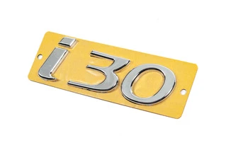 Напис I30 (108мм на 37мм) для Hyundai I-30 2012-2017 рр