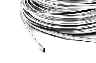 Хром молдинг на метраж П-подібний sal19a (1 метр, 8.5 мм)