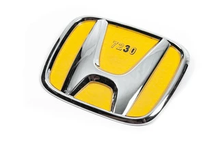 Емблема (хром, самоклейка) 65мм на 55мм для Тюнінг Honda