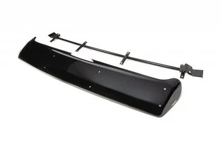 Козирьок на лобове скло (чорний глянець, 5мм) для Fiat Ducato 1995-2006 рр