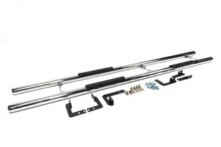 Бічні труби (2 шт., Нерж.) d70, Коротка/Середня бази для Mercedes Vito W639 2004-2014 рр