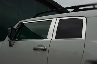 Комплект молдингів на вікна (нержавійка, 16 шт) для Toyota FJ Cruiser