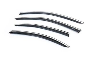 Вітровики з хромом SD (4 шт, Niken) для Skoda Superb 2015-2024 рр