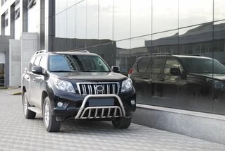 Кенгурятник WT002 (нерж) для Toyota Land Cruiser Prado 150