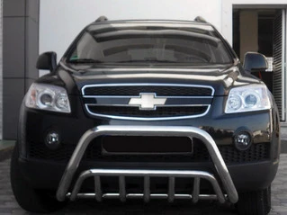 Передня дуга WT002 (нерж.) для Chevrolet Captiva 2006-2019 рр