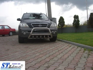 Кенгурятник WT003 (нерж.) для Kia Sorento I BL 2002-2009 рр