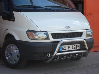 Кенгурятник WT002 (2006-2014, нерж.) для Ford Transit рр
