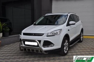Кенгурятник WT003 (нерж.) для Ford Kuga/Escape 2013-2019 рр