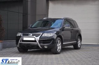 Кенгурятник WT005 Colt (нерж) для Volkswagen Touareg 2002-2010 рр