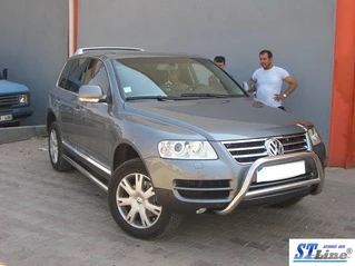 Кенгурятник WT005 Colt (нерж) для Volkswagen Touareg 2002-2010 рр