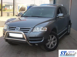 Кенгурятник WT005 Colt (нерж) для Volkswagen Touareg 2002-2010 рр