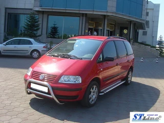 Кенгурятник WT005 (нерж) для Volkswagen Sharan 1995-2010 рр