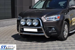 Кенгурятник WT018 (нерж.) для Mitsubishi ASX 2010-2023 рр