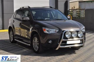 Кенгурятник WT018 (нерж.) для Mitsubishi ASX 2010-2023 рр