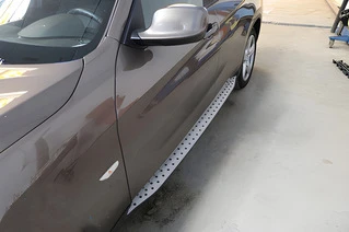 Оригінальні пороги (2 шт, алюміній) для BMW X1 E-84 2009-2015рр