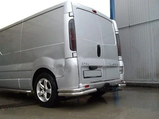 Задні куточки AK003-Подвійний (нерж) для Opel Vivaro 2001-2015 рр