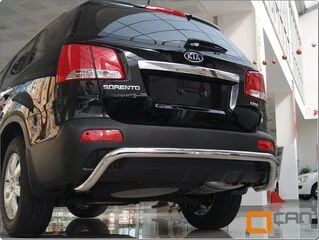 Задня дуга AK007 (нерж.) для Kia Sorento II XM 2009-2014 рр