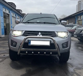 Кенгурятник WT004 (нерж) для Mitsubishi L200 2006-2015 рр